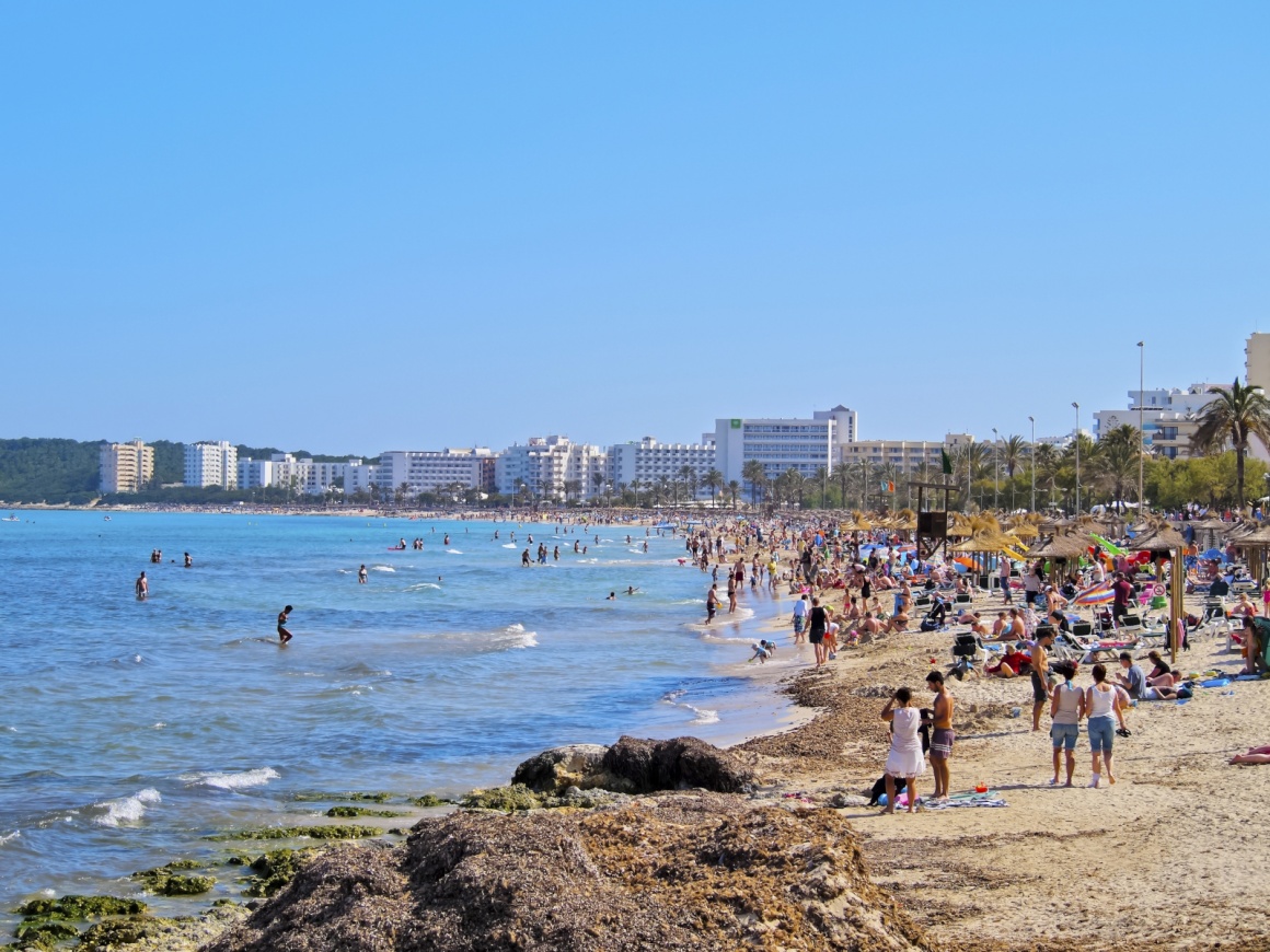 'View of Cala Millor on Mallorca, Balearic Islands, Spain' - Mallorca