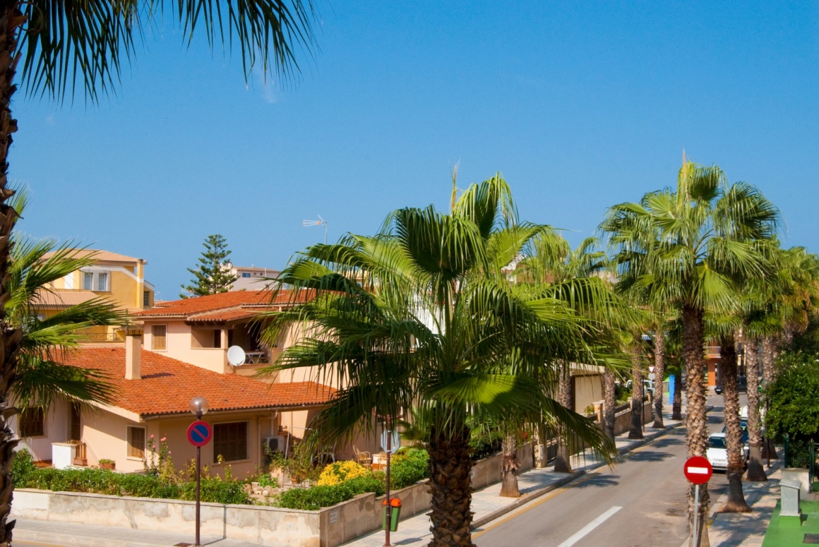 'Street of Can Picafort, Majorca island, Spain' - Mallorca